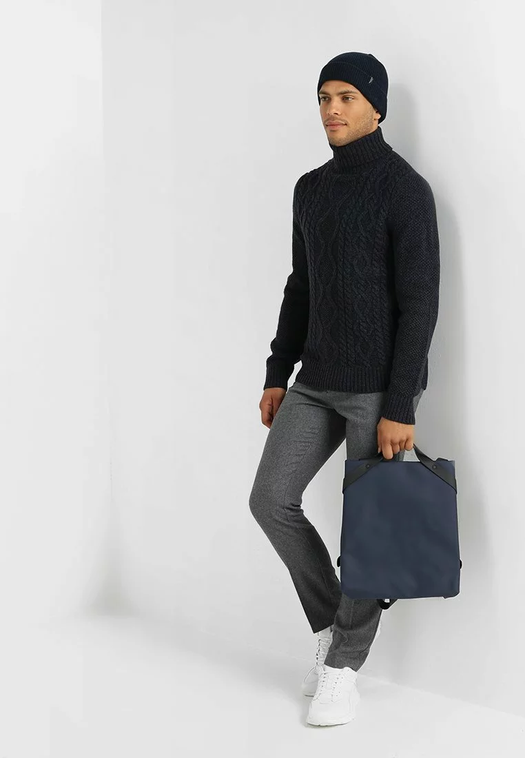 Pier One Strikkegenser - Mottled Dark Blue - Bilde 2