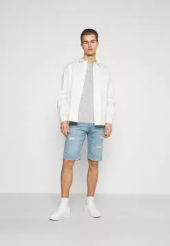 Pier One 3 Pack - T-Shirts - Black/Grey/Bordeaux