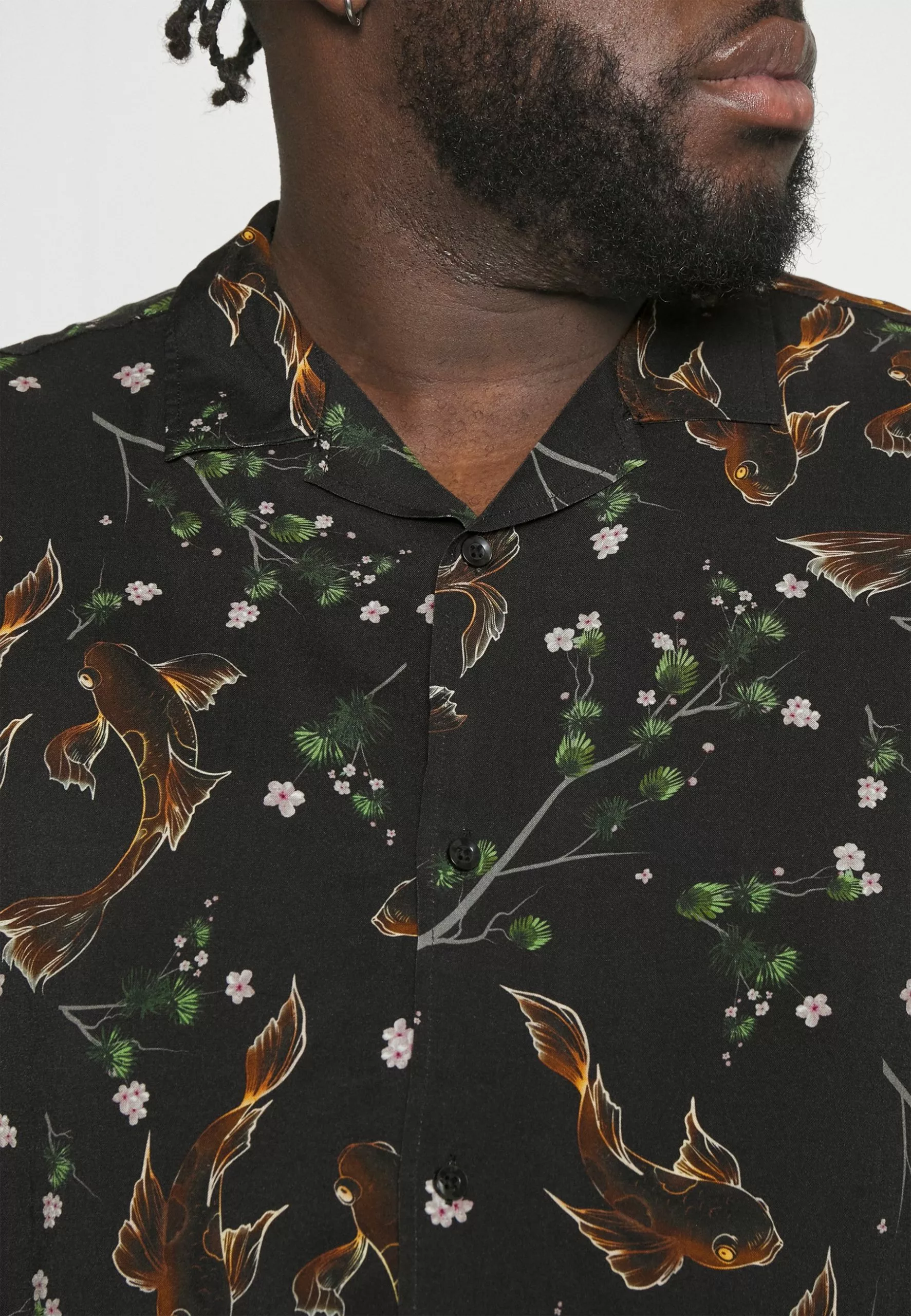 Pier One Asian Print Resort - Skjorte -Black - Bilde 6