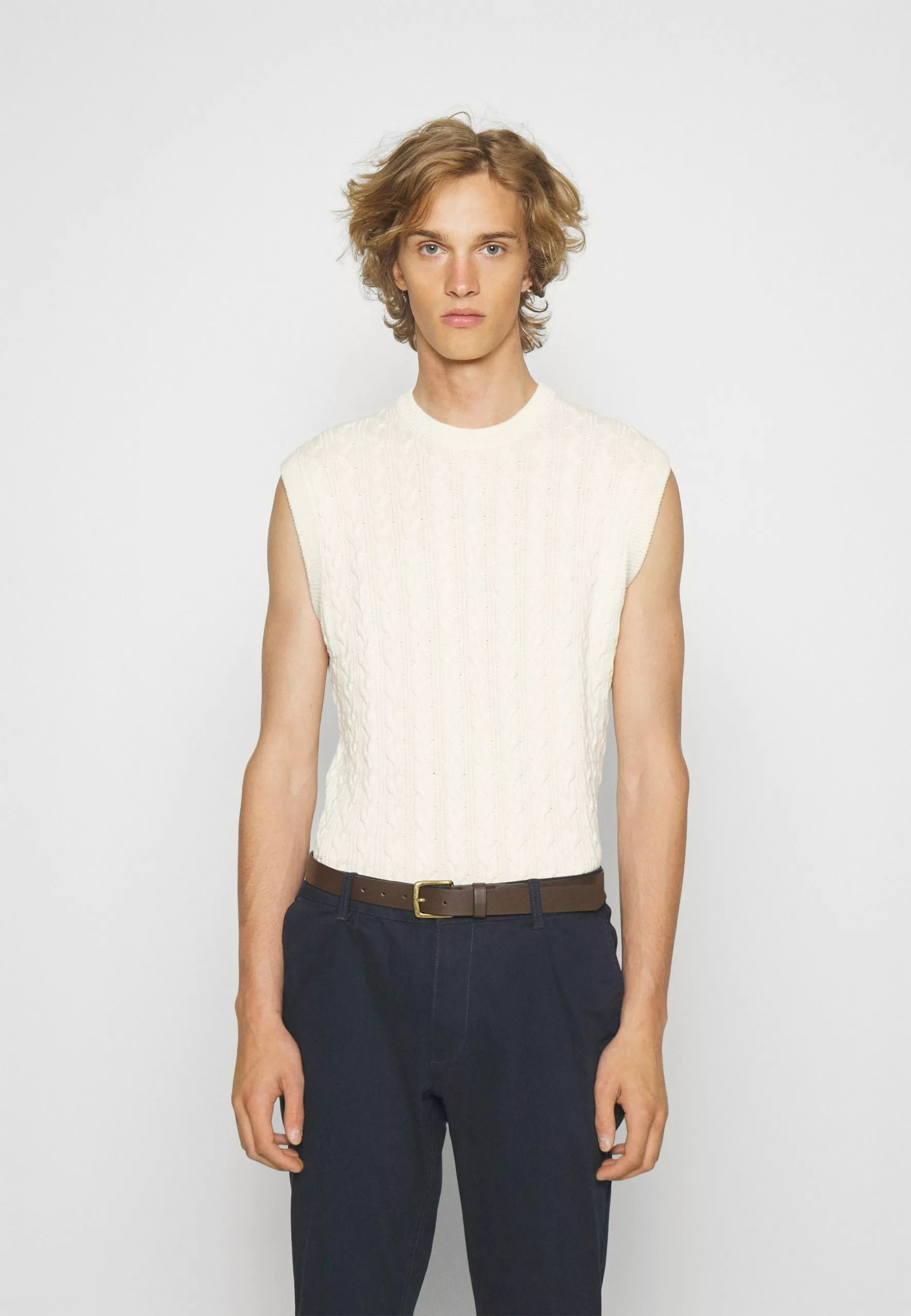 Pier One Strikkegenser - Off-White