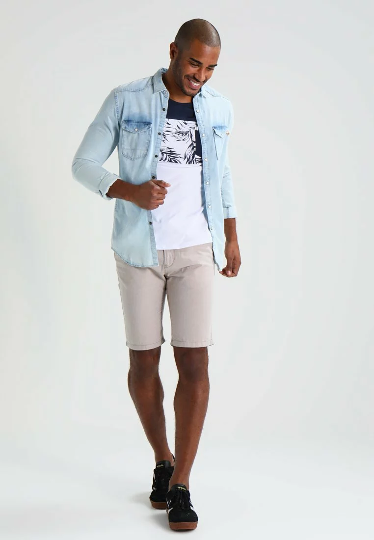 Pier One T-Shirts Med Print - Navy/White - Bilde 2