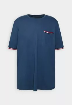 Pier One T-Shirts Med Print - Dark Blue