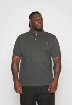 Pier One Tricolore Trim- Poloskjorter - Dark Grey