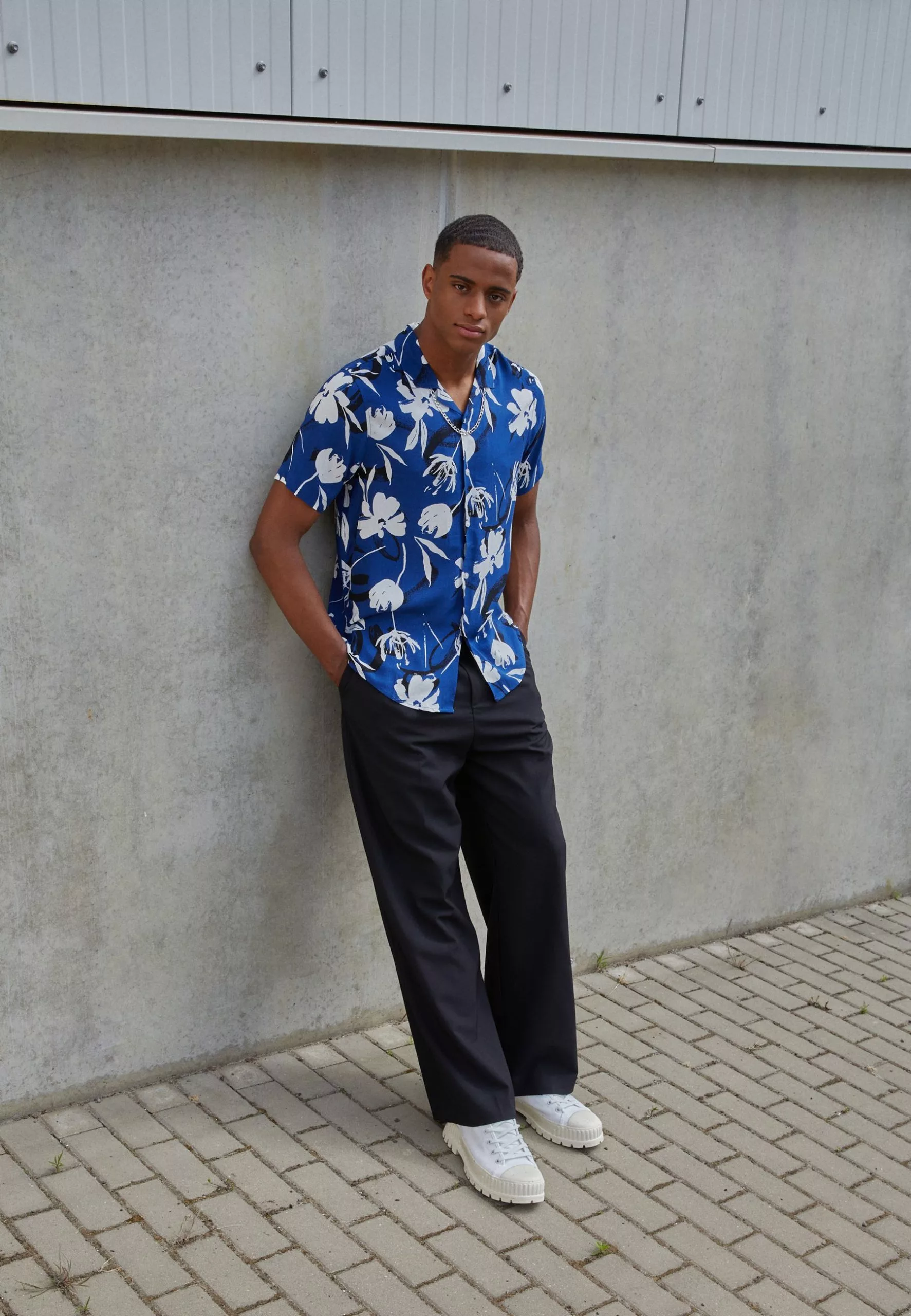 Pier One Skjorte - Dark Blue