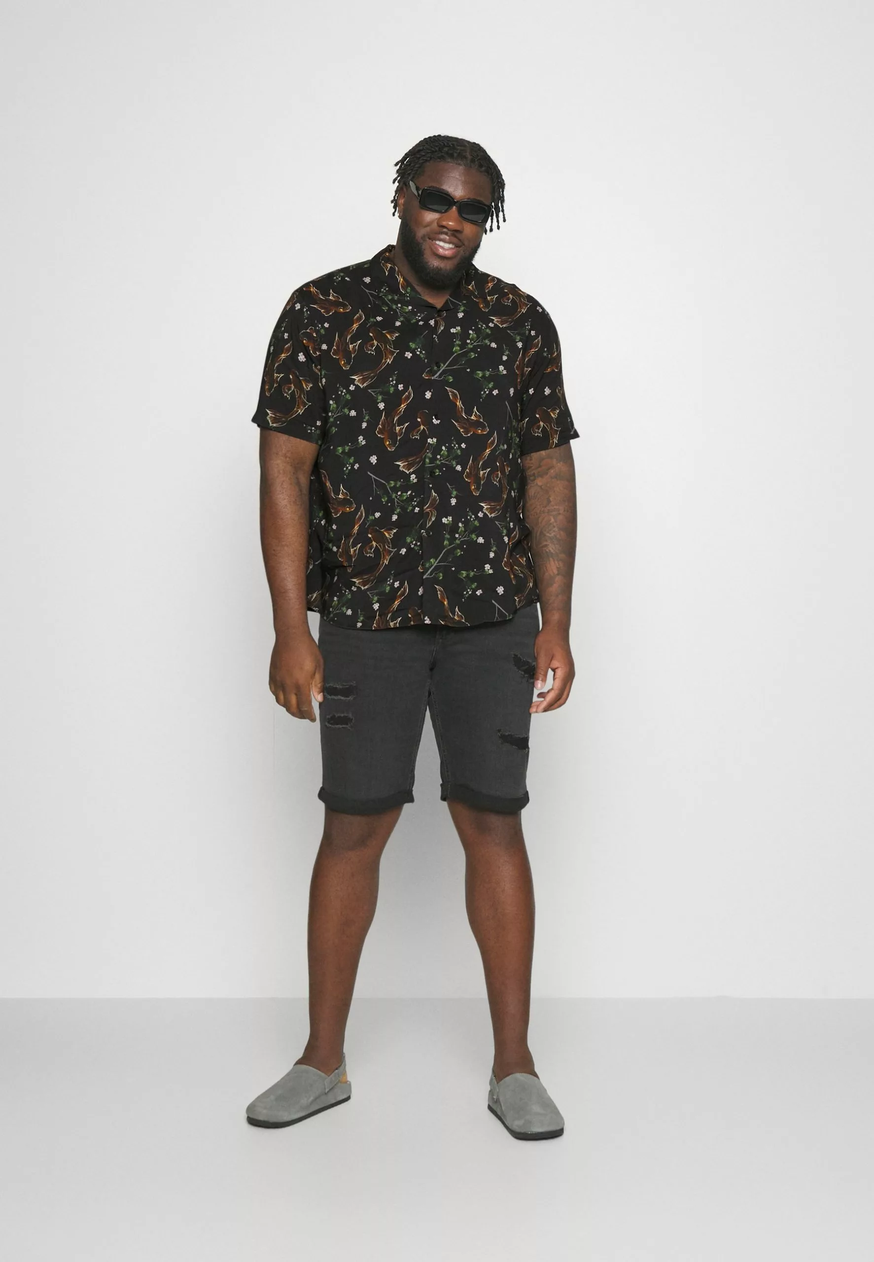 Pier One Asian Print Resort - Skjorte -Black - Bilde 2