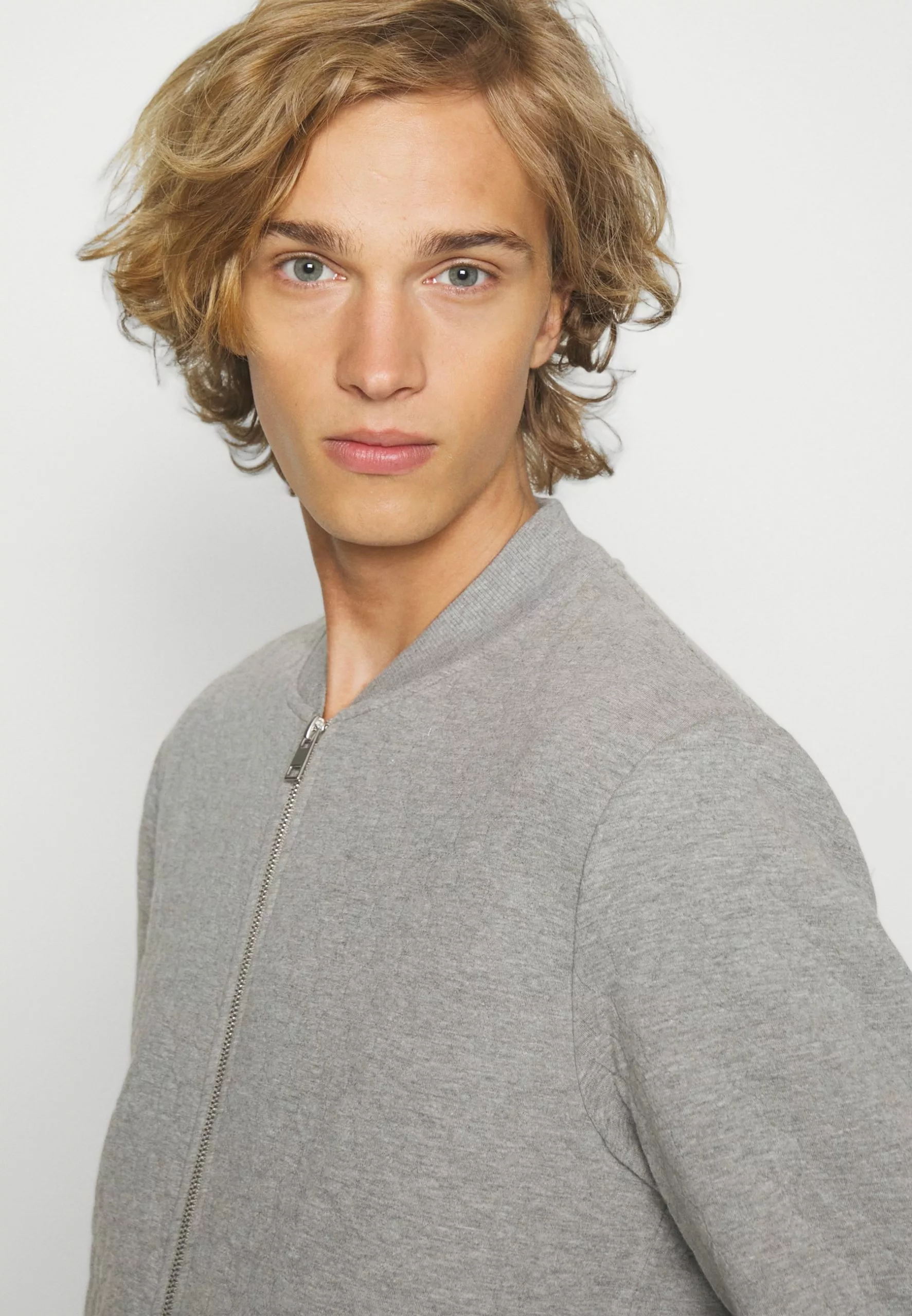 Pier One Sweatjakke - Mottled Grey - Bilde 4