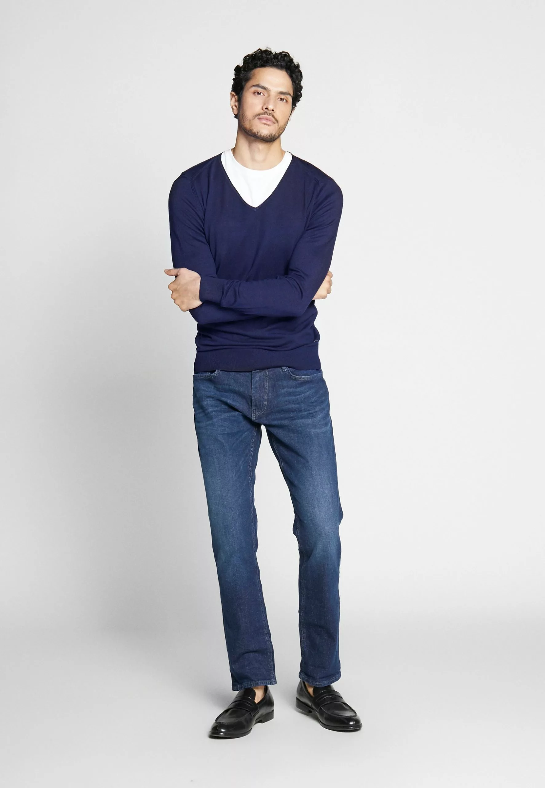 Pier One 4 Pack - T-Shirts - Black/White/Blue