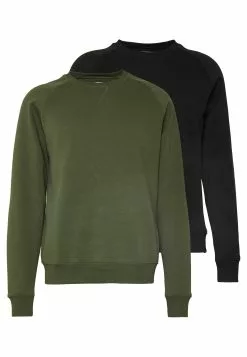 Pier One 2 Pack - Sweatshirt - Khaki/Black