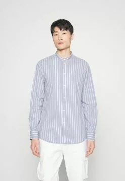 Pier One Muscle Fit Stand- Skjorte - Blue