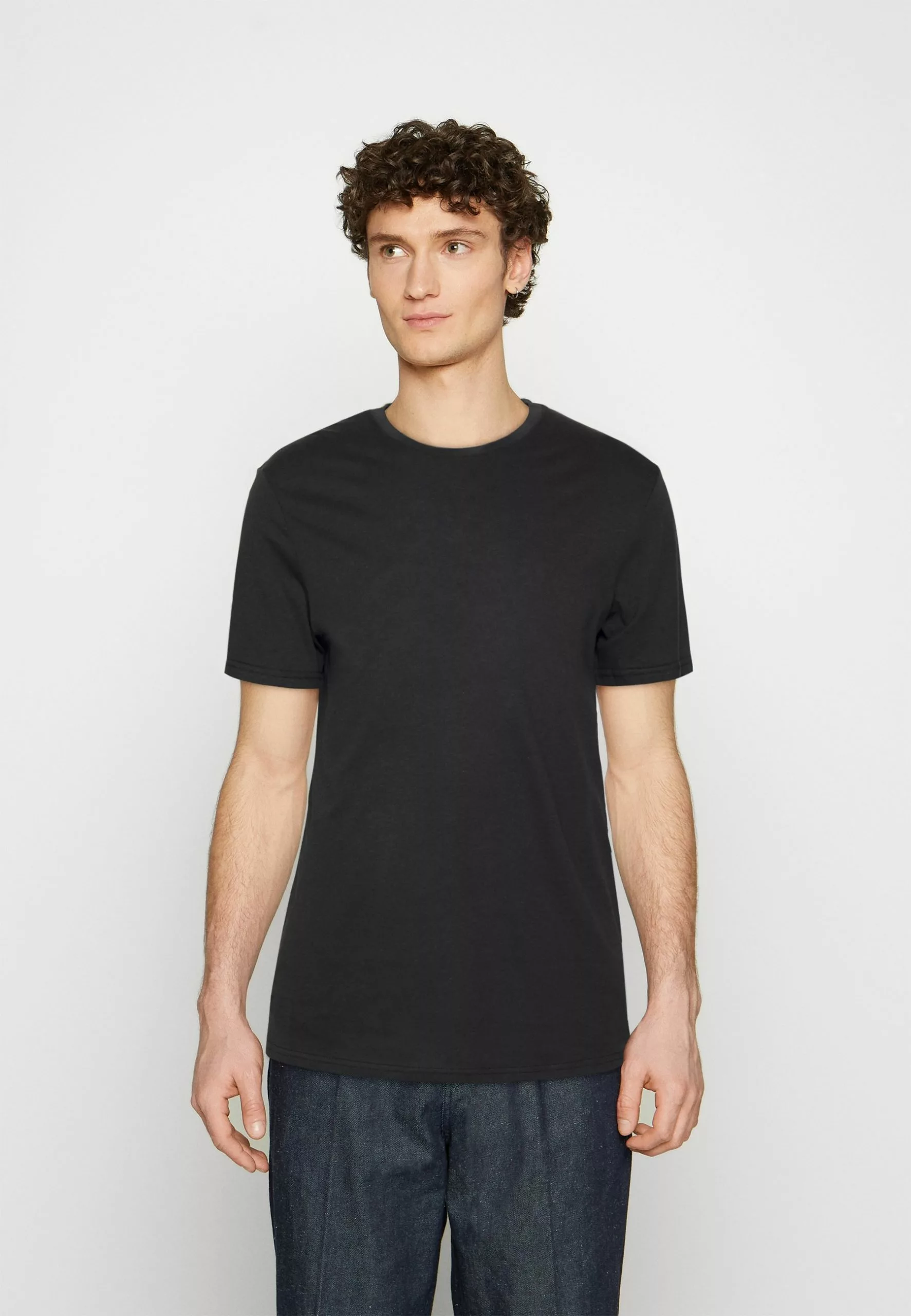 Pier One 5 Pack - T-Shirts - White/Off-White/Light Grey/Beige/Black - Bilde 2