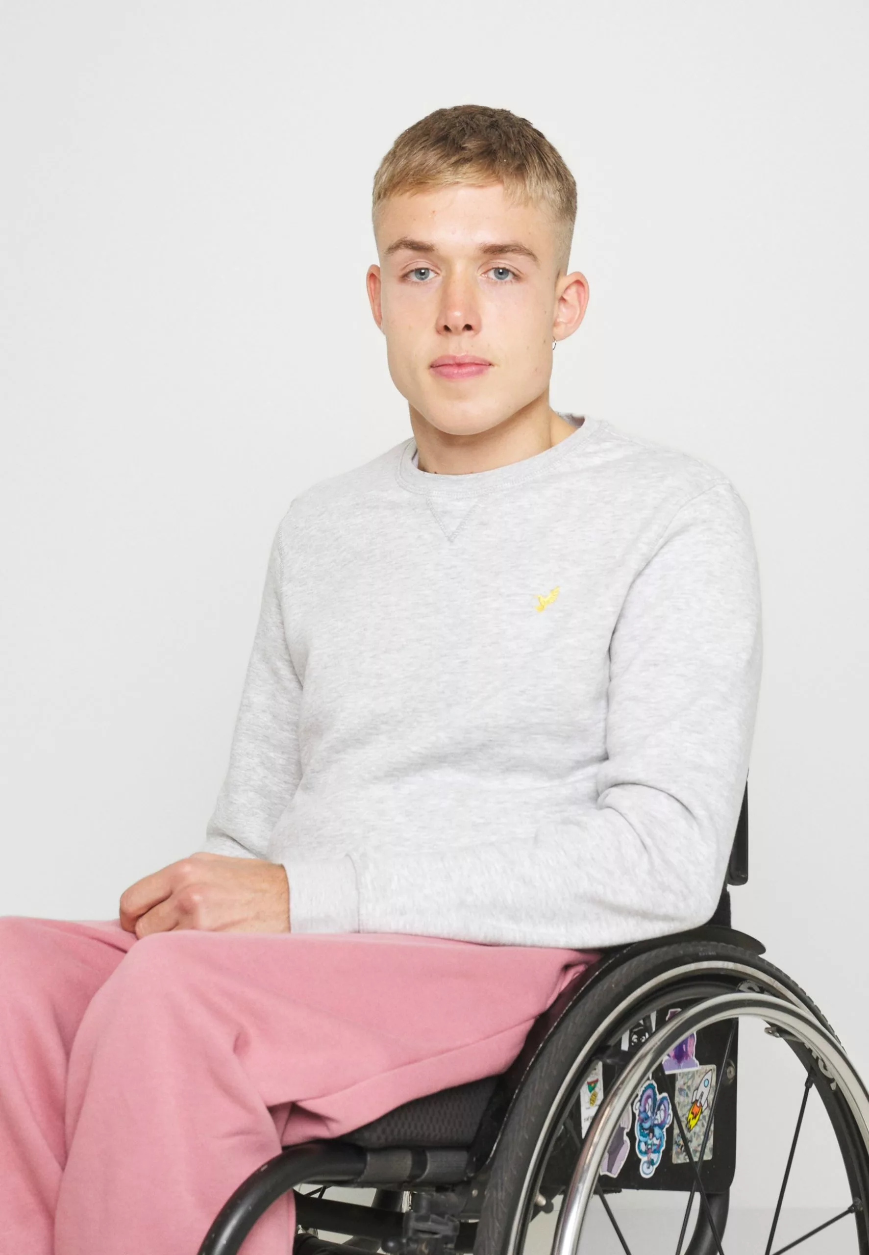 Pier One Sweatshirt - Mottled Light Grey - Bilde 3