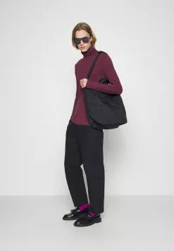 Pier One 2 Pack - Topper Langermet - Bordeaux/Dark Blue