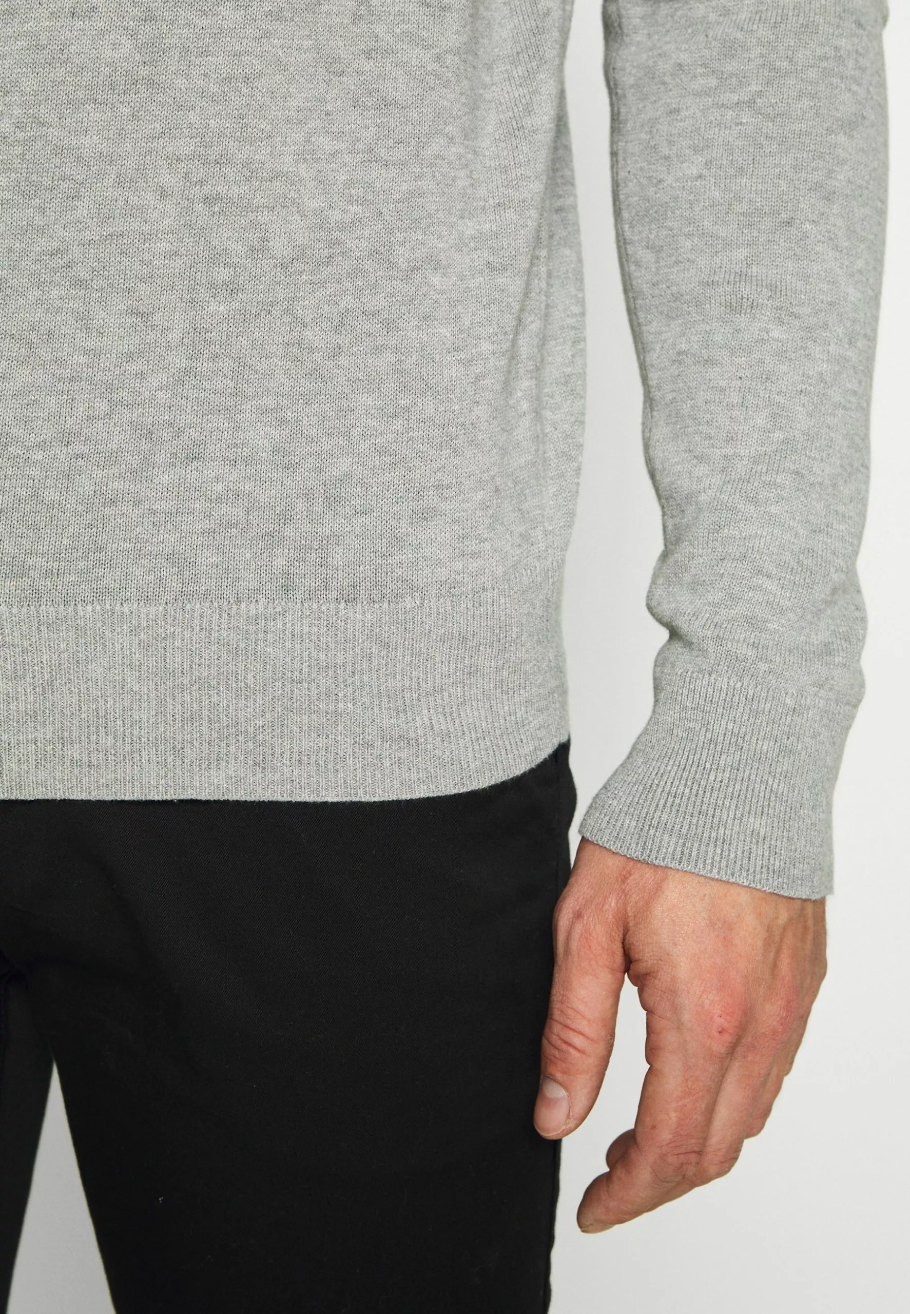 Pier One Strikkegenser - Mottled Light Grey - Bilde 6