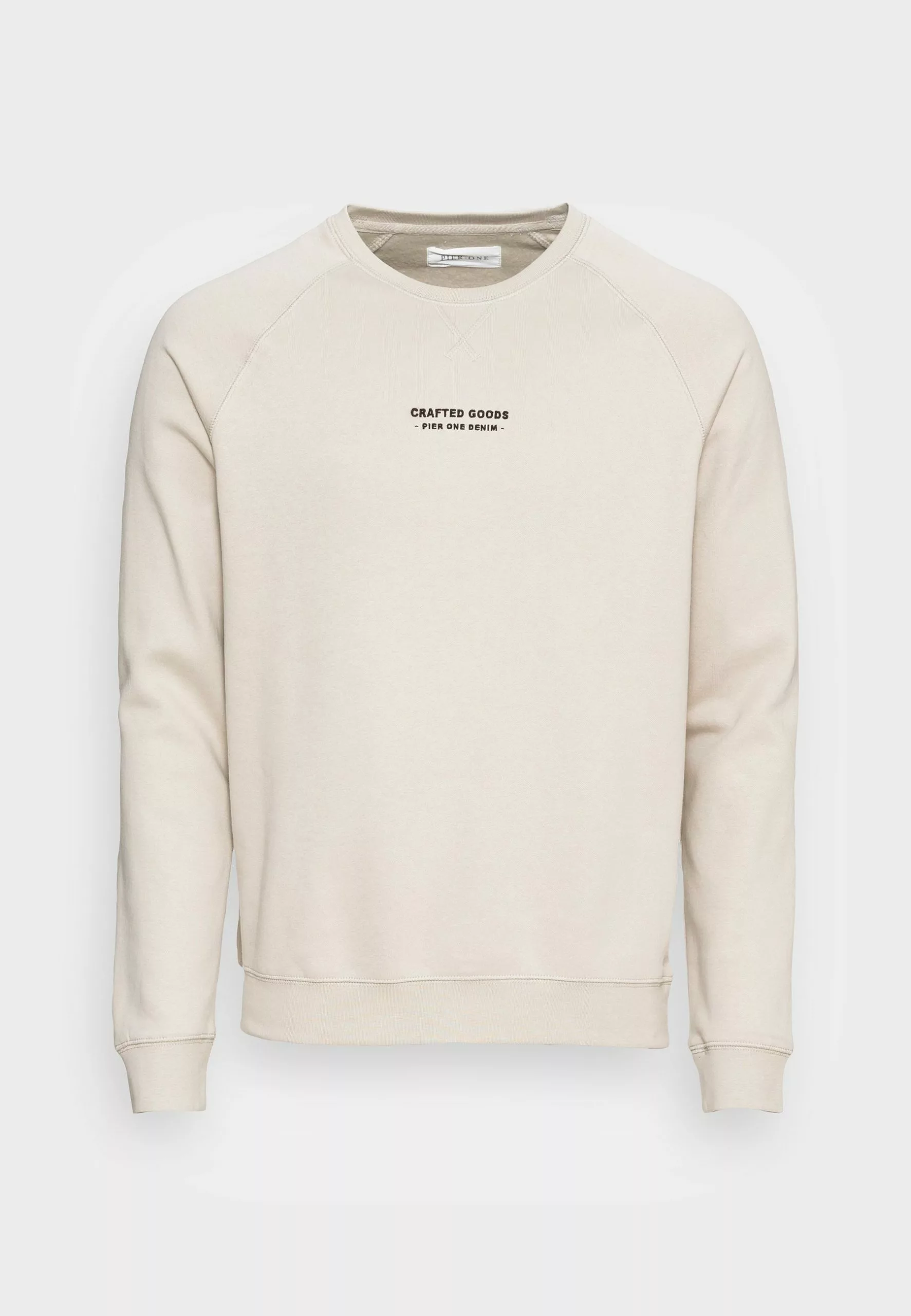 Pier One Crafted Goods Crew - Sweatshirt - Off-White - Bilde 4